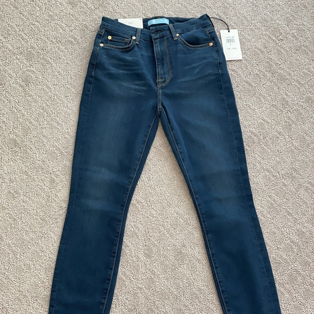 7 for all mankind B(air) Aubrey ankle skinny jeans